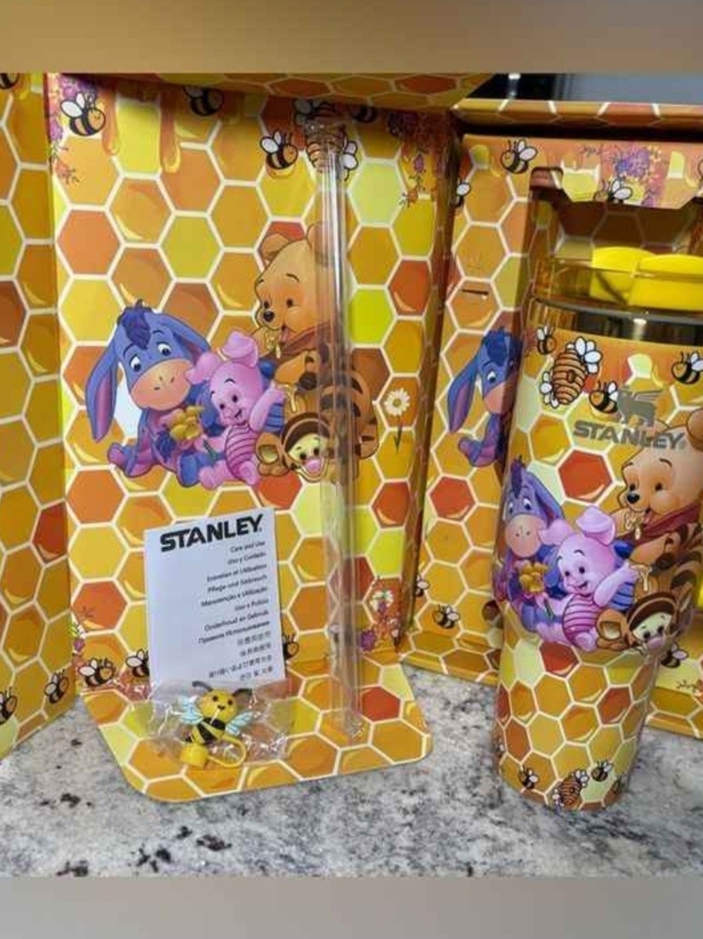 Stanley Yellow Winnie the Pooh & Friends Kids Tumbler